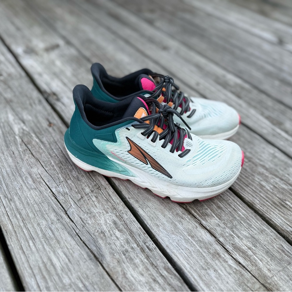 Altra Athletic Shoes - Teal, White, Pink